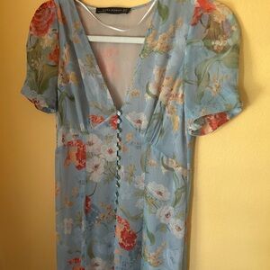 Zara Romantic Floral Dress